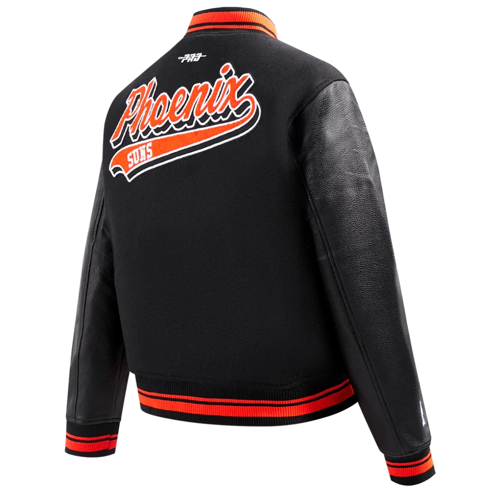 Phoenix-Suns-Womens-Script-Tail-Wool-Leather-Varsity-Jacket-Black-2