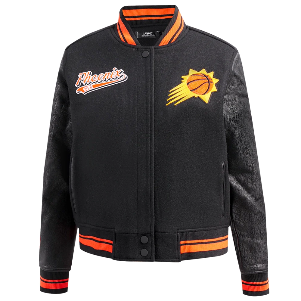 Phoenix-Suns-Womens-Script-Tail-Wool-Leather-Varsity-Jacket-Black-5