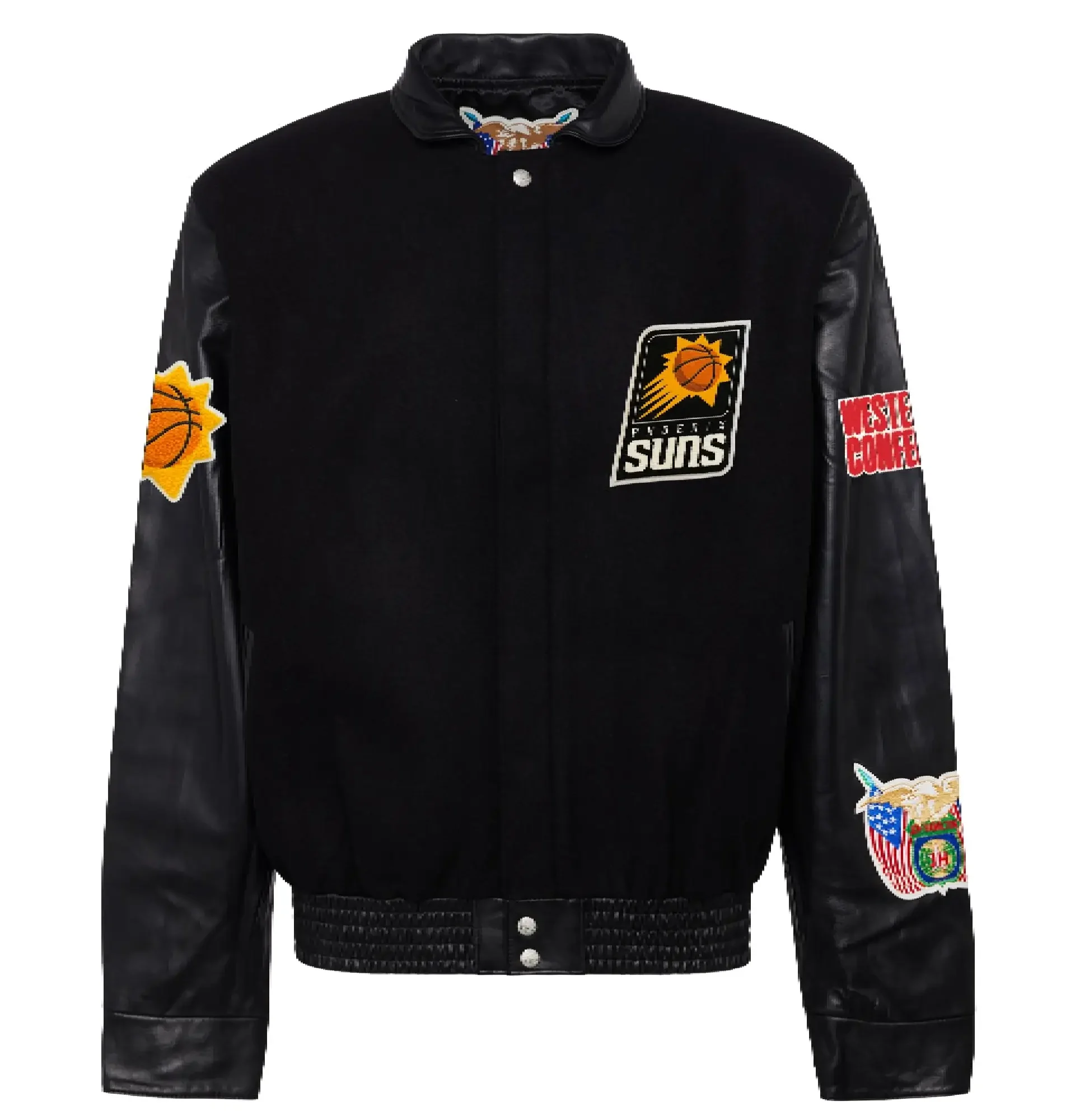 Phoenix-Suns-Wool-Leather-Black-Varsity-Jacket-1-1
