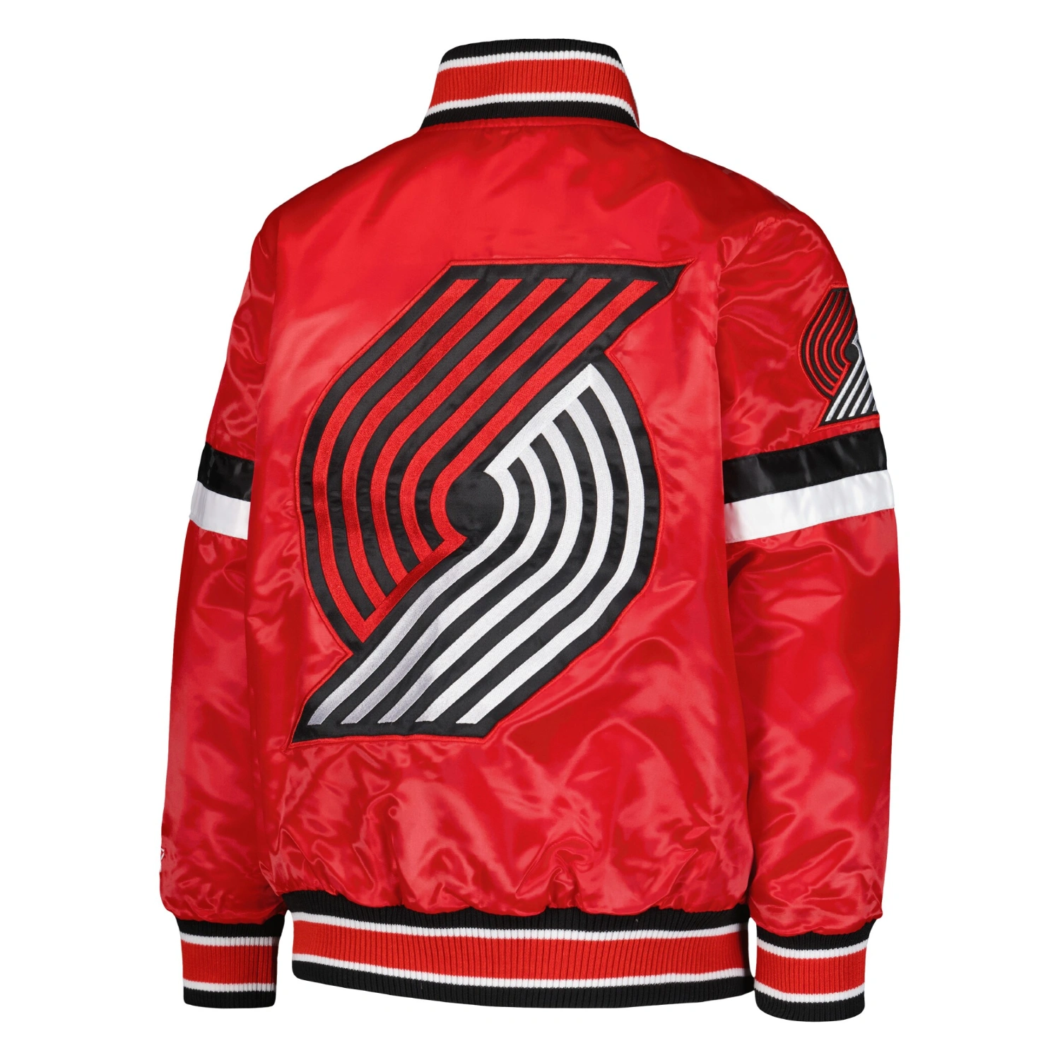 Portland-Trail-Blazers-Home-Game-Satin-Varsity-Jacket-Red-2