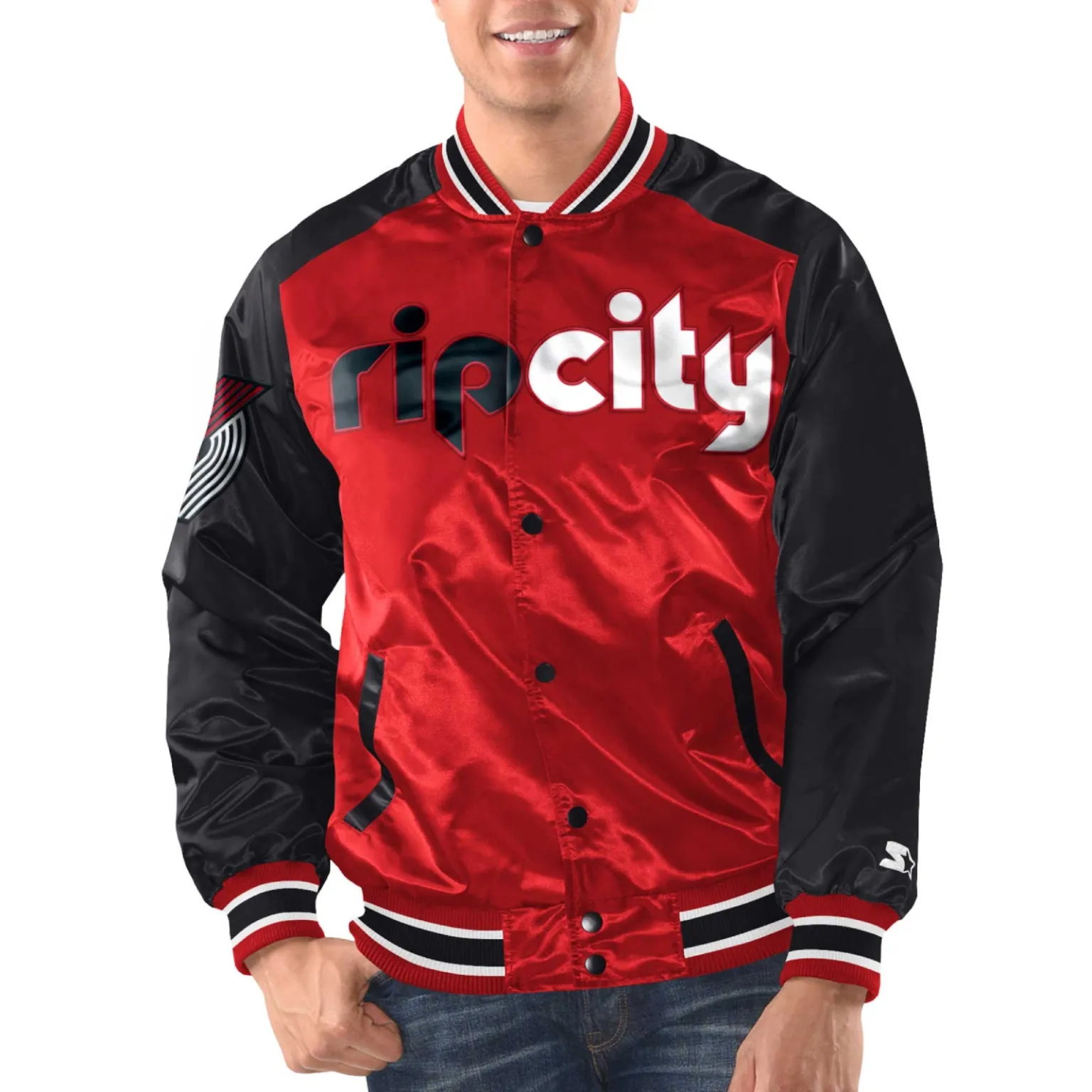 Portland-Trail-Blazers-Renegade-Satin-Varsity-Jacket-Red-Black-1