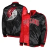 Portland-Trail-Blazers-Starter-Fast-Break-Satin-Varsity-Jacket-Red-Black-4