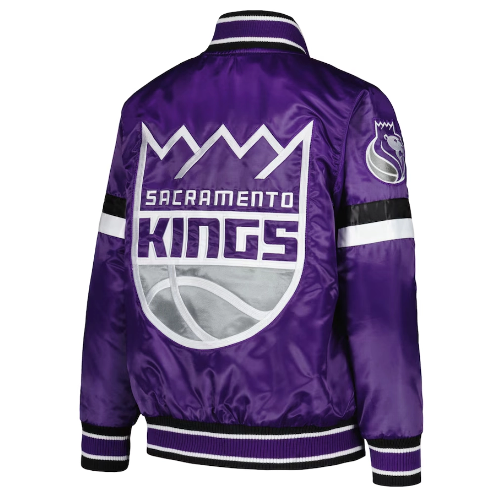 Sacramento-Kings-Home-Game-Satin-Varsity-Jacket-Purple