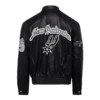 San-Antonio-Spurs-Jeff-Hamilton-Full-Leather-Puffer-Old-English-Jacket-Black-2