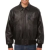 San-Antonio-Spurs-Mens-Zipper-Jacket-Black-Leather-1-1