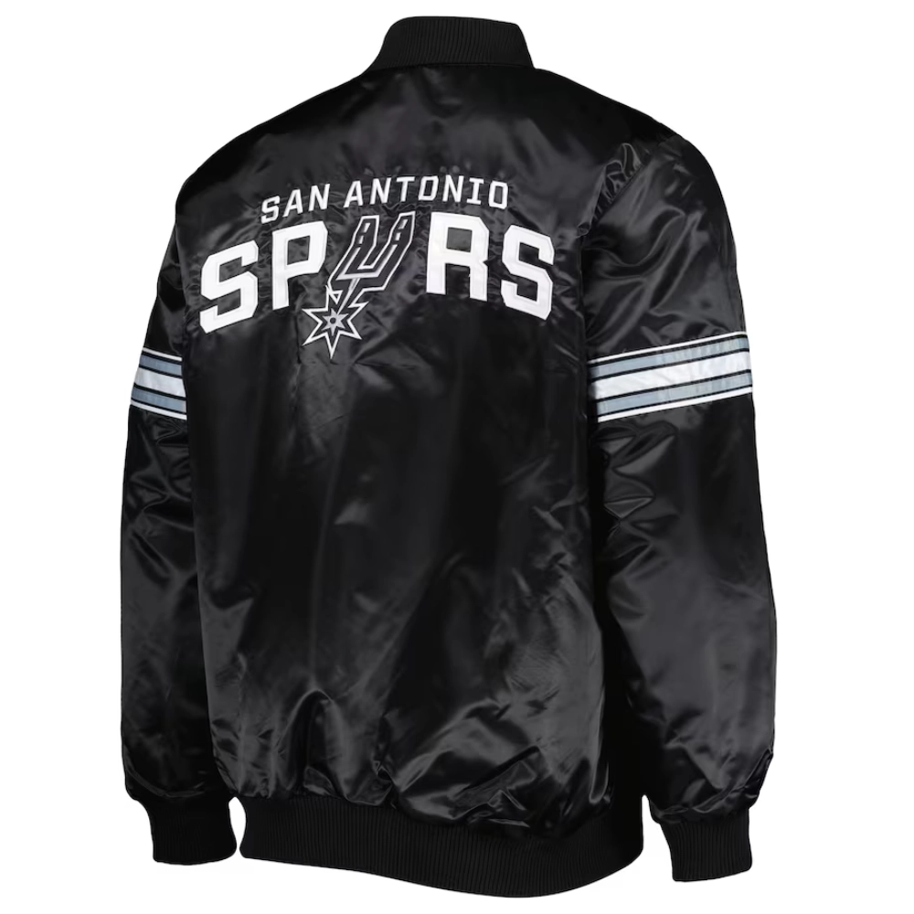 San-Antonio-Spurs-Pick-Roll-Full-Snap-Satin-Varsity-Jacket-Black-1