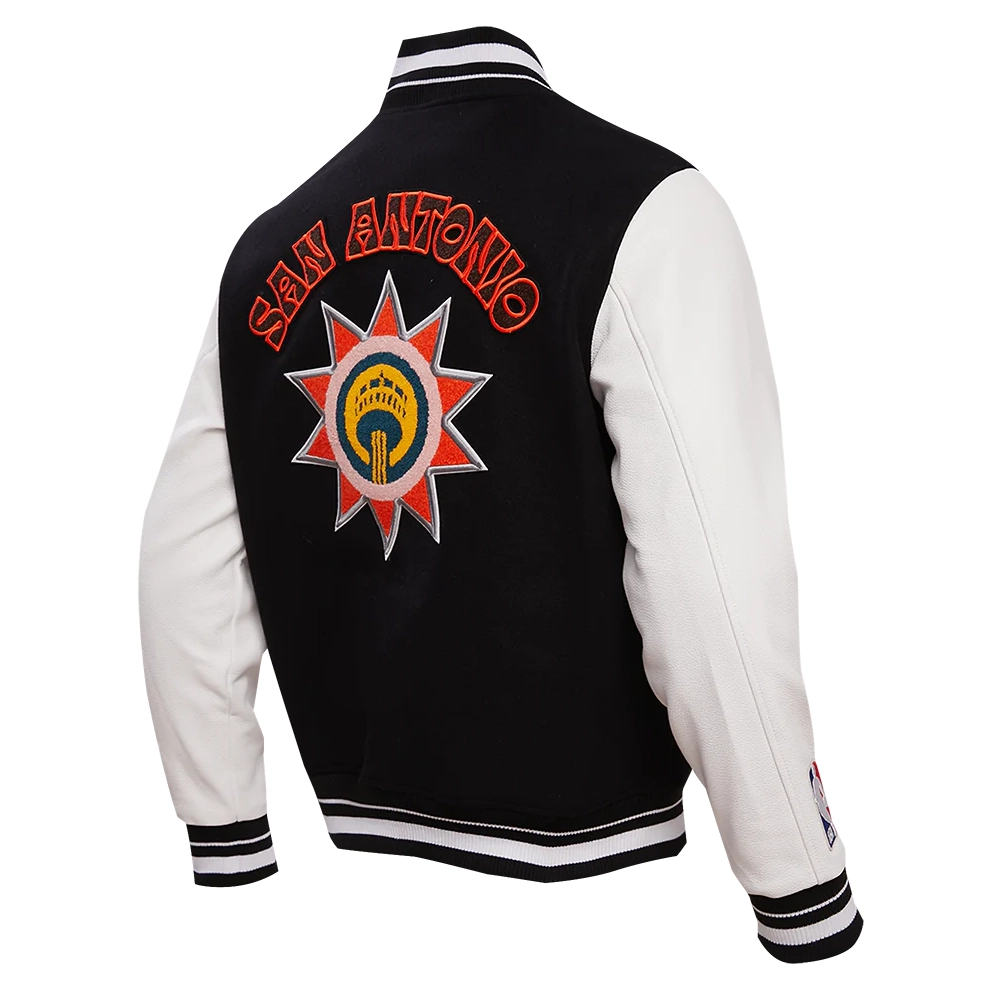San-Antonio-Spurs-Pro-Standard-Chest-Wool-And-Leather-Varsity-Jacket-3