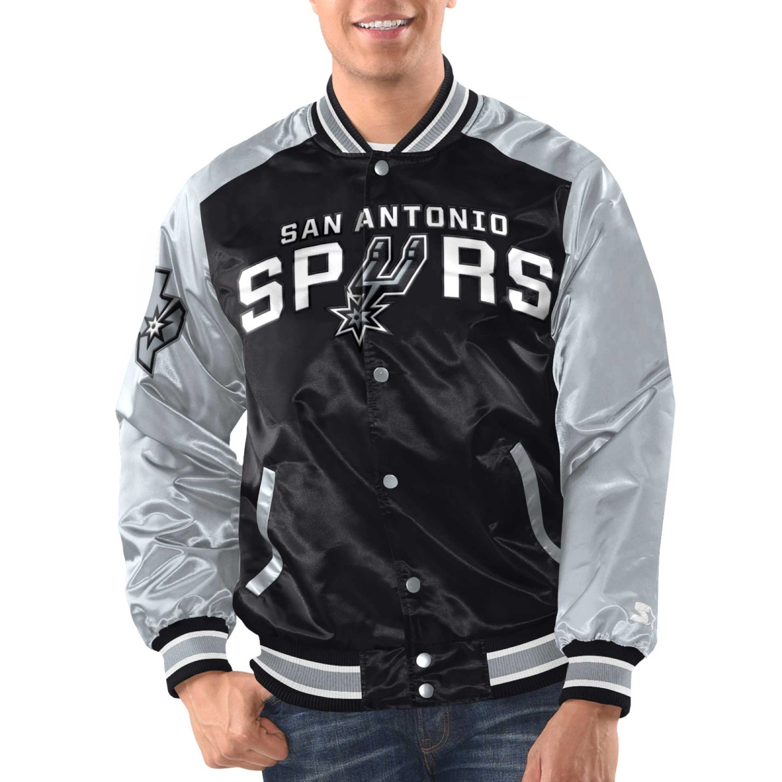 San-Antonio-Spurs-Renegade-Satin-Varsity-Jacket-Black-Silver-1