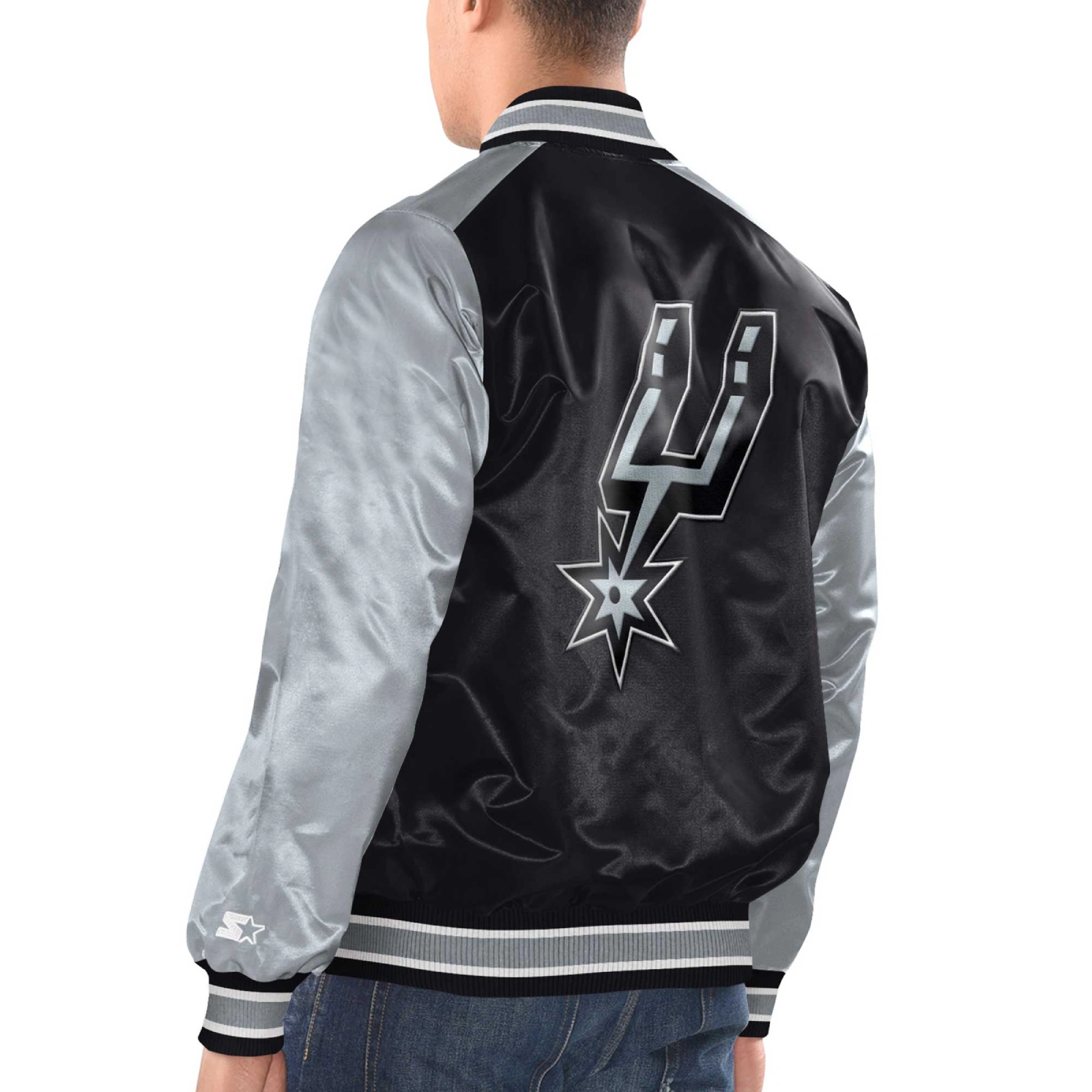 San-Antonio-Spurs-Renegade-Satin-Varsity-Jacket-Black-Silver-2