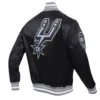 San-Antonio-Spurs-Script-Tail-Ribbed-Knitted-Satin-Varsity-Jacket-Black-2