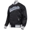 San-Antonio-Spurs-Script-Tail-Ribbed-Knitted-Satin-Varsity-Jacket-Black-4