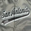 San-Antonio-Spurs-Script-Tail-Ribbed-Knitted-Satin-Varsity-Jacket-Gray-1
