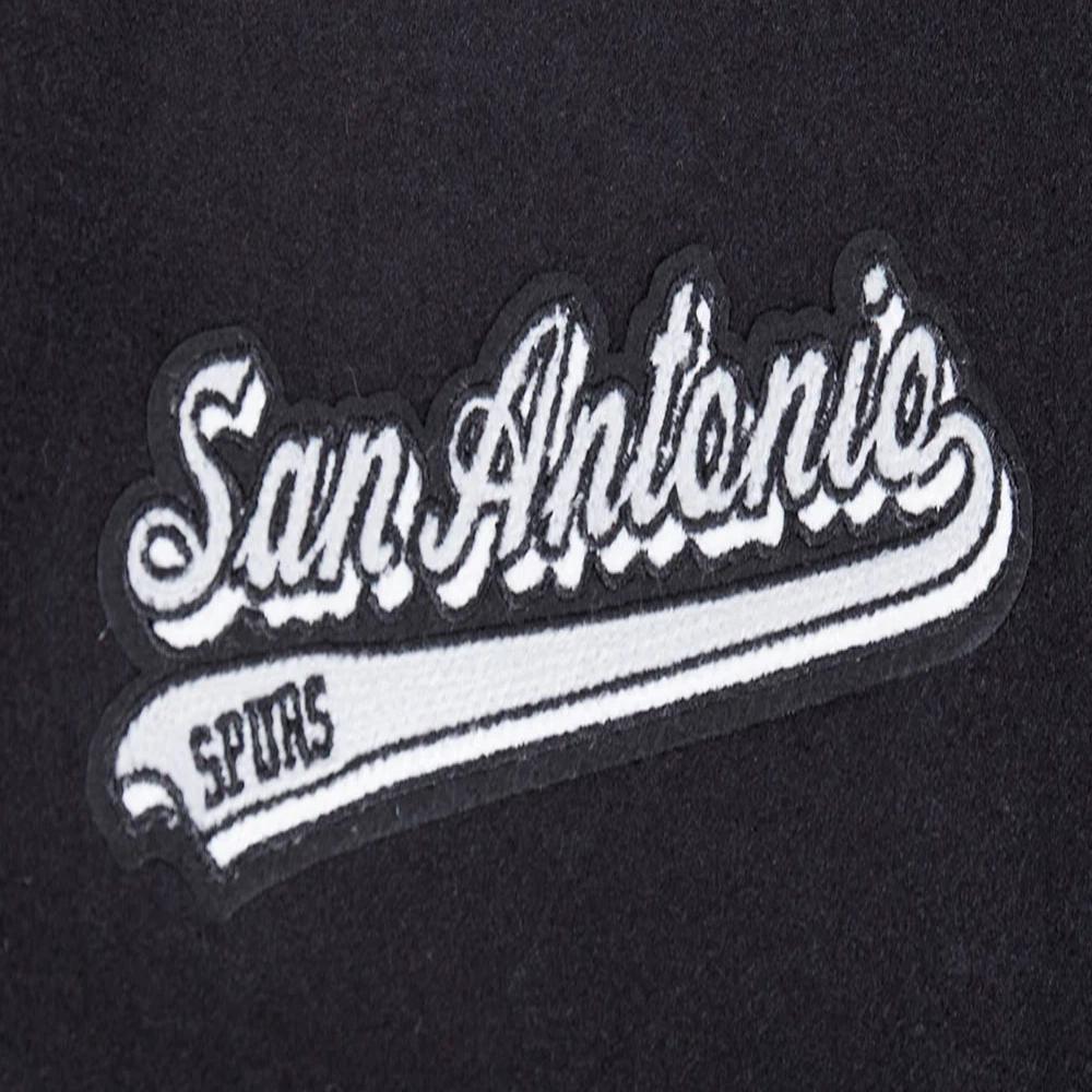 San-Antonio-Spurs-Script-Tail-Womens-Wool-Leather-Varsity-Jacket-Black-1