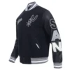 San-Antonio-Spurs-Script-Tail-Wool-leather-Varsity-Jacket-Black-4