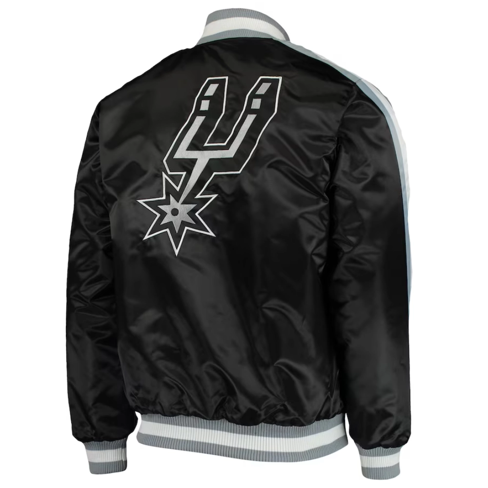 San-Antonio-Spurs-The-Offensive-Satin-Varsity-Jacket-Black