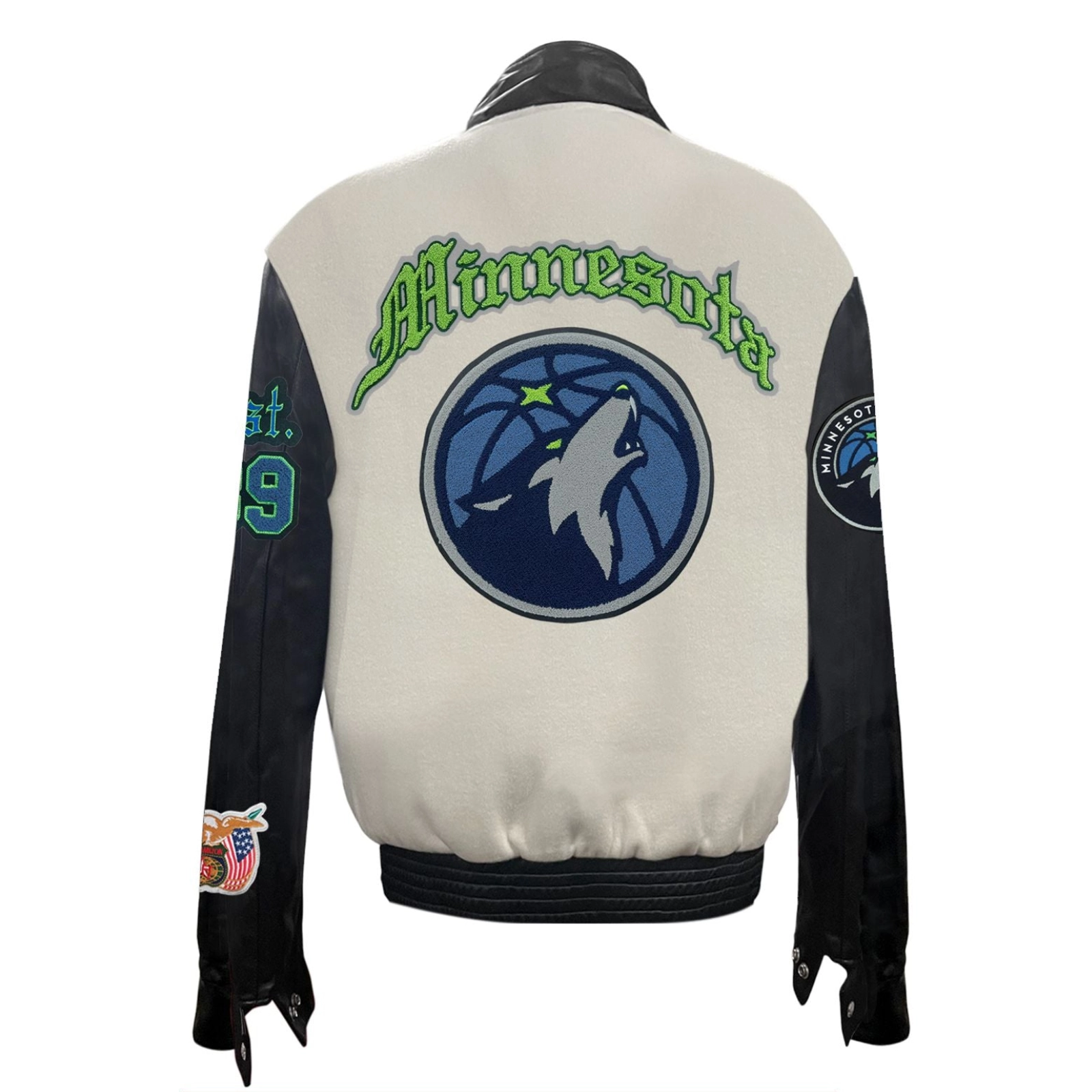 Timberwolves Wool Leather