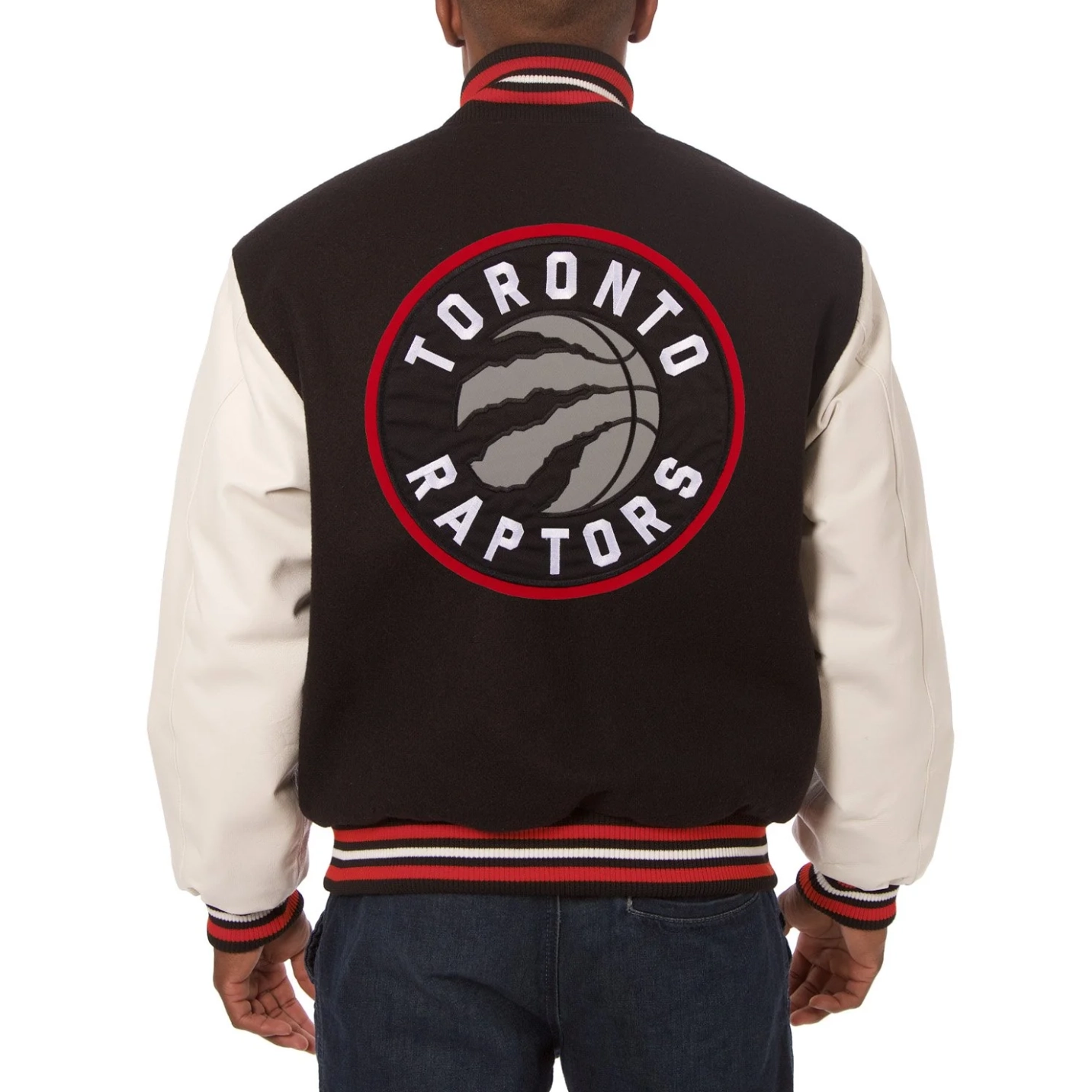 Toronto-Raptors-Domestic-Two-Tone-Wool-and-Leather-Jacket-Red-White-2
