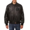 Toronto-Raptors-Full-Leather-Bomber-Varsity-Jacket-Black-1