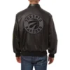 Toronto-Raptors-Full-Leather-Bomber-Varsity-Jacket-Black-2