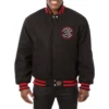 Toronto-Raptors-Handmade-Wool-Varsity-Jacket-Black-1