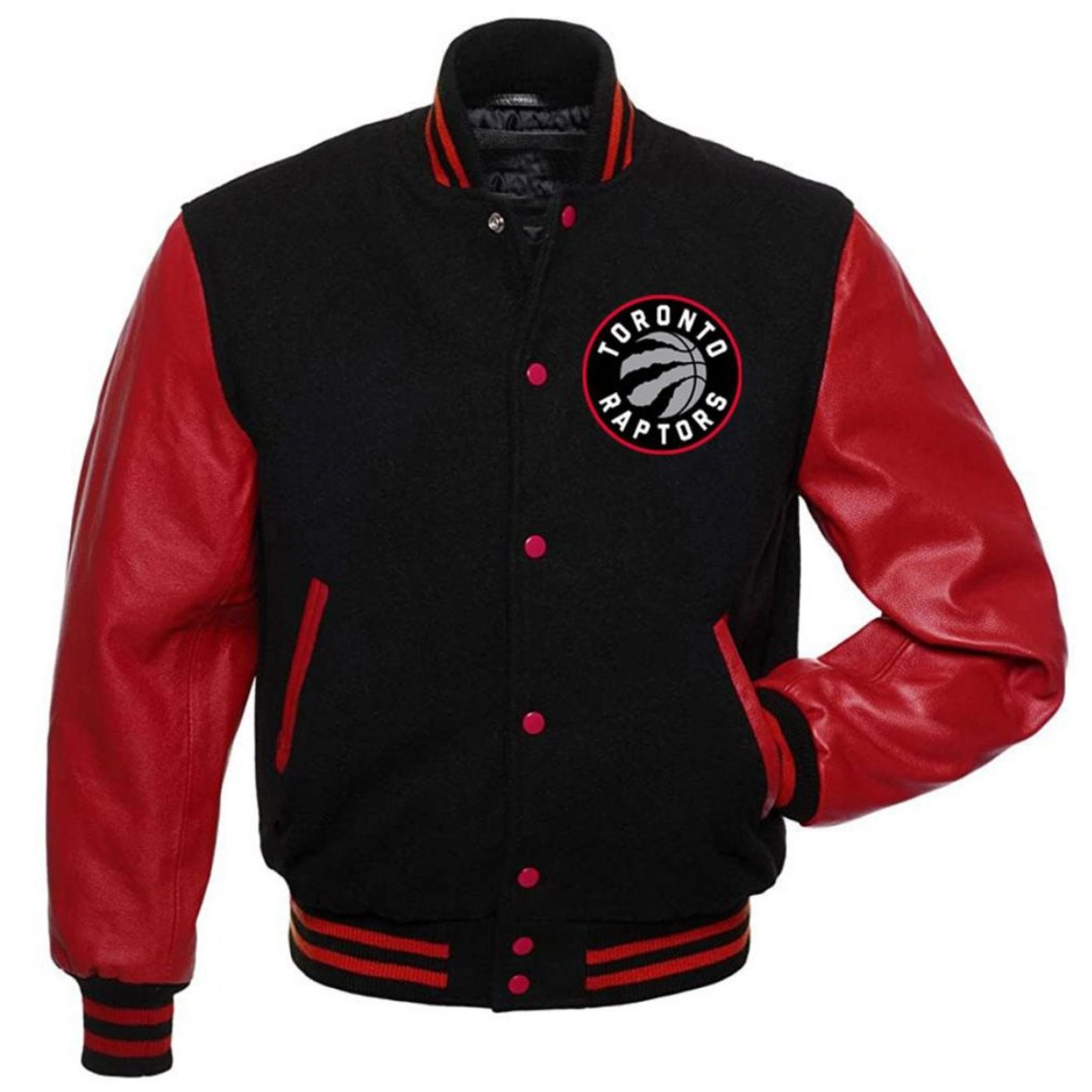 Toronto-Raptors-Letterman-Wool-Leather-Varsity-Jacket-BlackRed-1-1