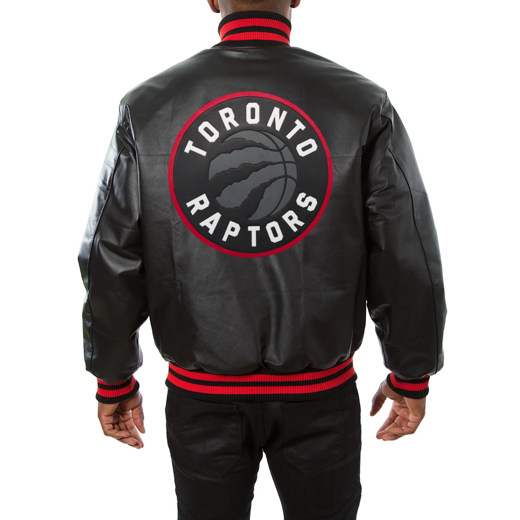 Toronto-Raptors-Logo-Real-Leather-Varsity-Jacket-Black-2