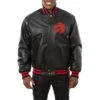 Toronto-Raptors-Real-Leather-Varsity-Jacket-Black-1