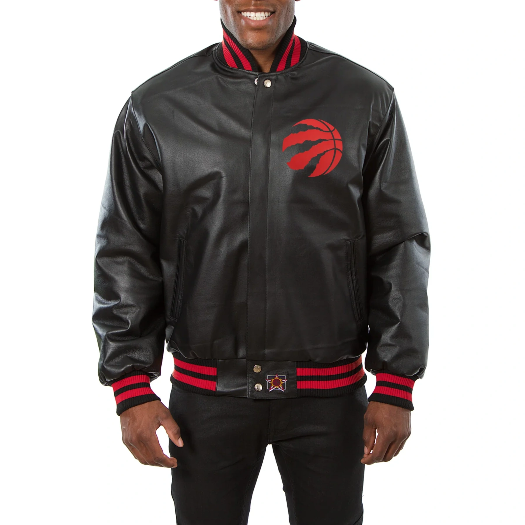 Toronto-Raptors-Real-Leather-Varsity-Jacket-Black-1