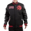 Toronto-Raptors-Retro-Classic-Wool-Leather-Varsity-Jacket-Black-1
