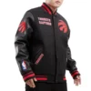 Toronto-Raptors-Retro-Classic-Wool-Leather-Varsity-Jacket-Black-3