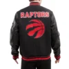 Toronto-Raptors-Retro-Classic-Wool-Leather-Varsity-Jacket-Black-4
