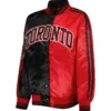Toronto-Raptors-Starter-Split-Colorblock-Full-Snap-Black-Red-Satin-Varsity-Jacket-1