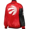 Toronto-Raptors-Starter-Split-Colorblock-Full-Snap-Black-Red-Satin-Varsity-Jacket-2