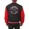 Toronto-Raptors-Two-Tone-Wool-Varsity-Jacket-Black-Red-3