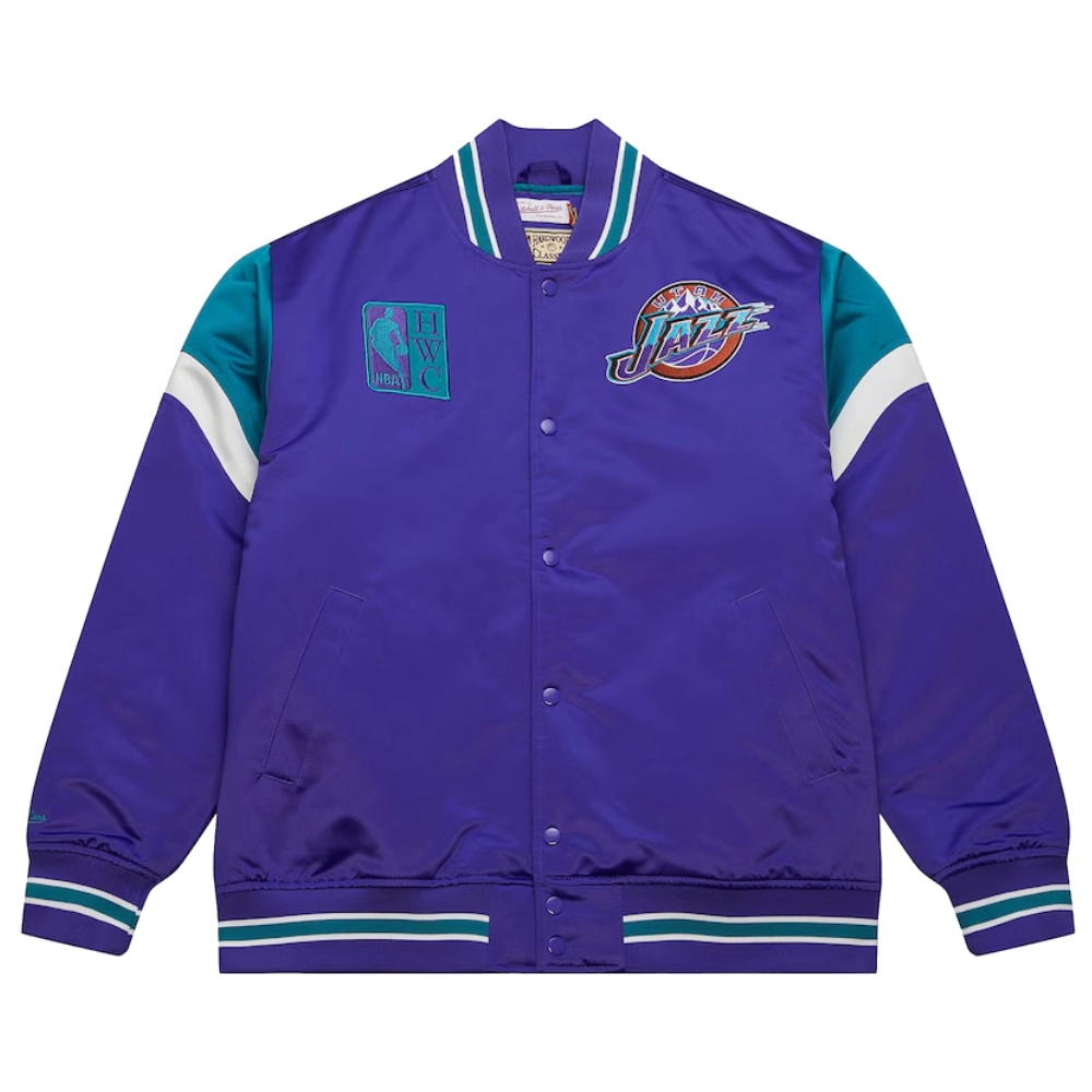 Utah-Jazz-Cooperstown-Full-Snap-Satin-Varsity-Jacket-3