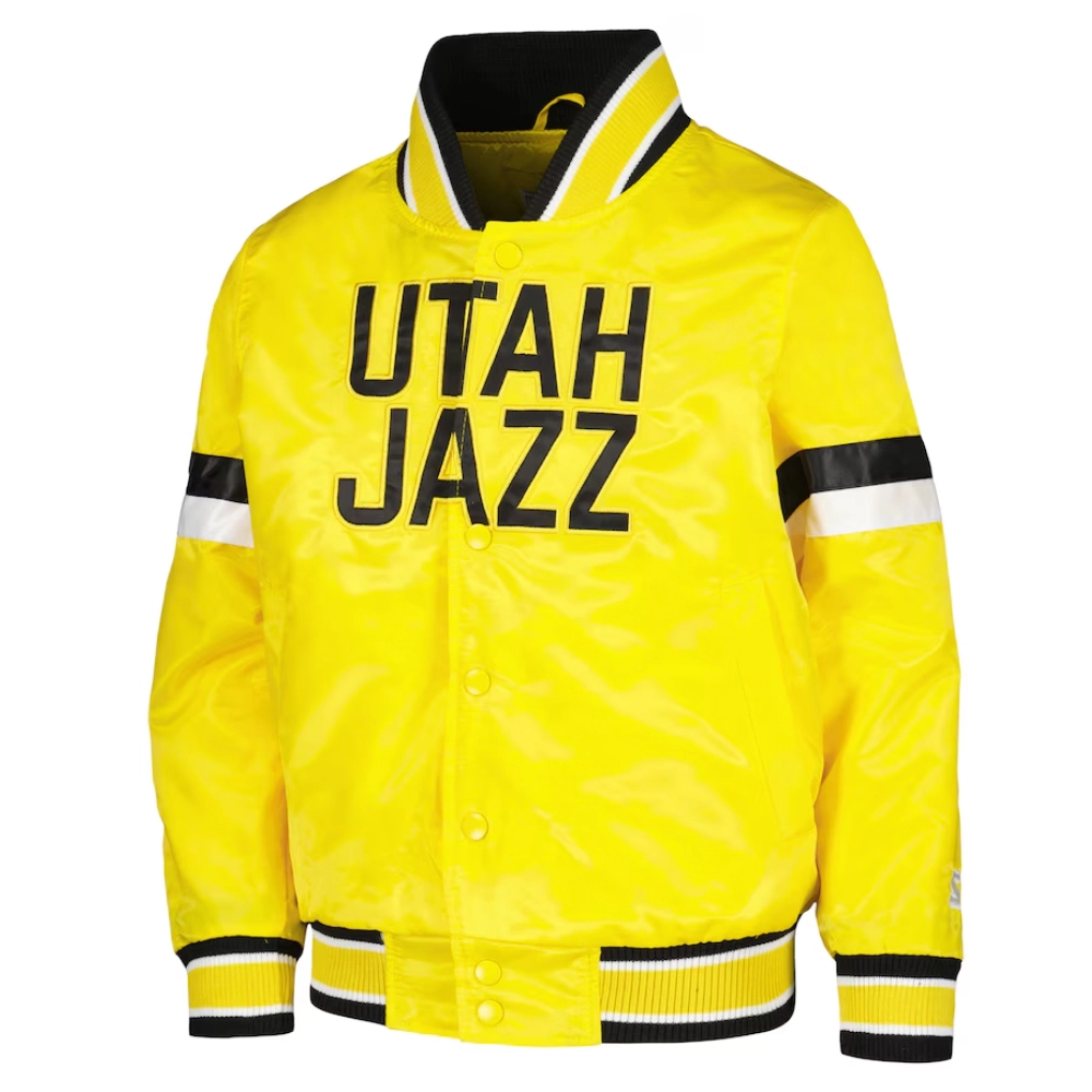 Utah-Jazz-Home-Game-Satin-Varsity-Jacket-Yellow-1