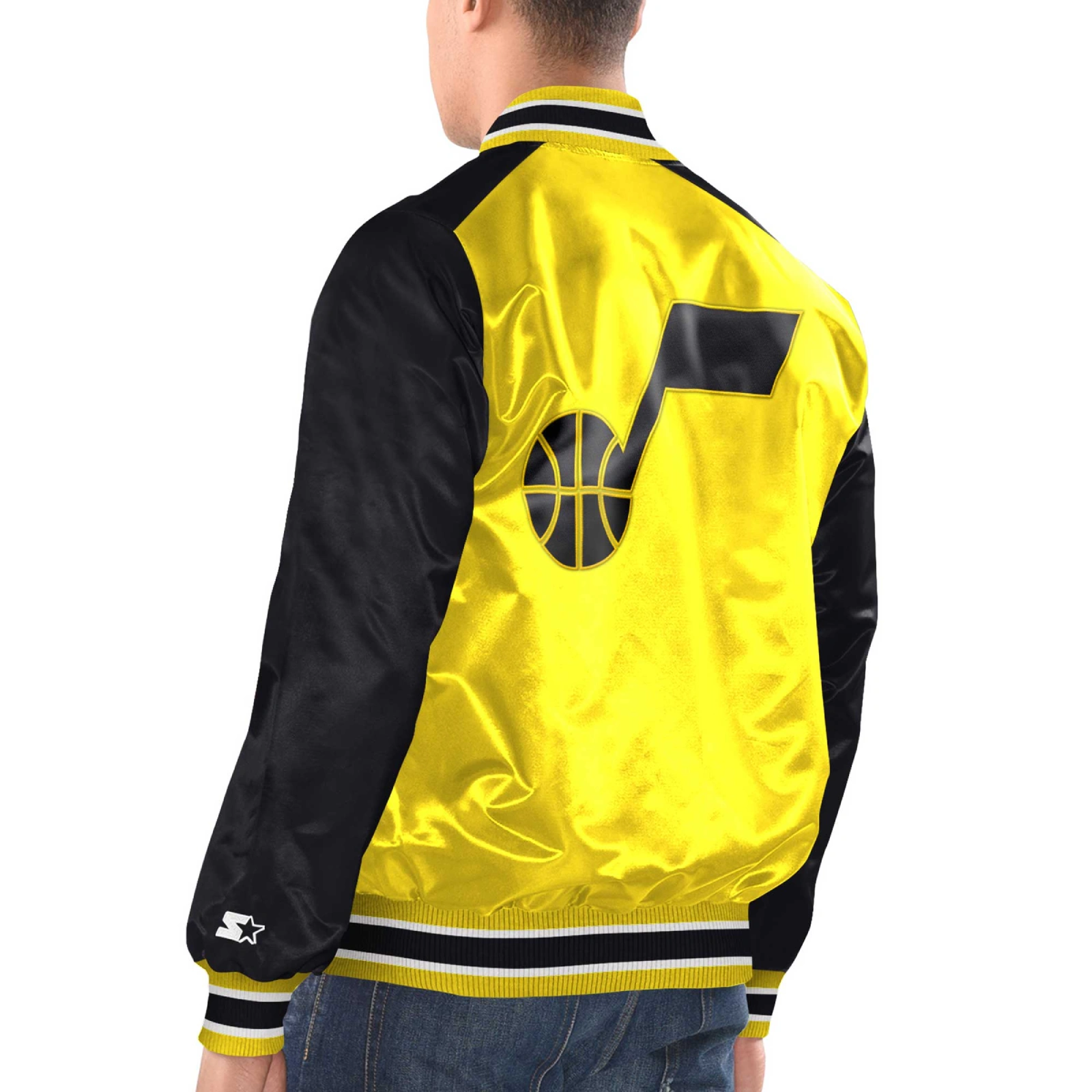 Utah-Jazz-Renegade-Satin-Varsity-Jacket-Yellow-Black-2