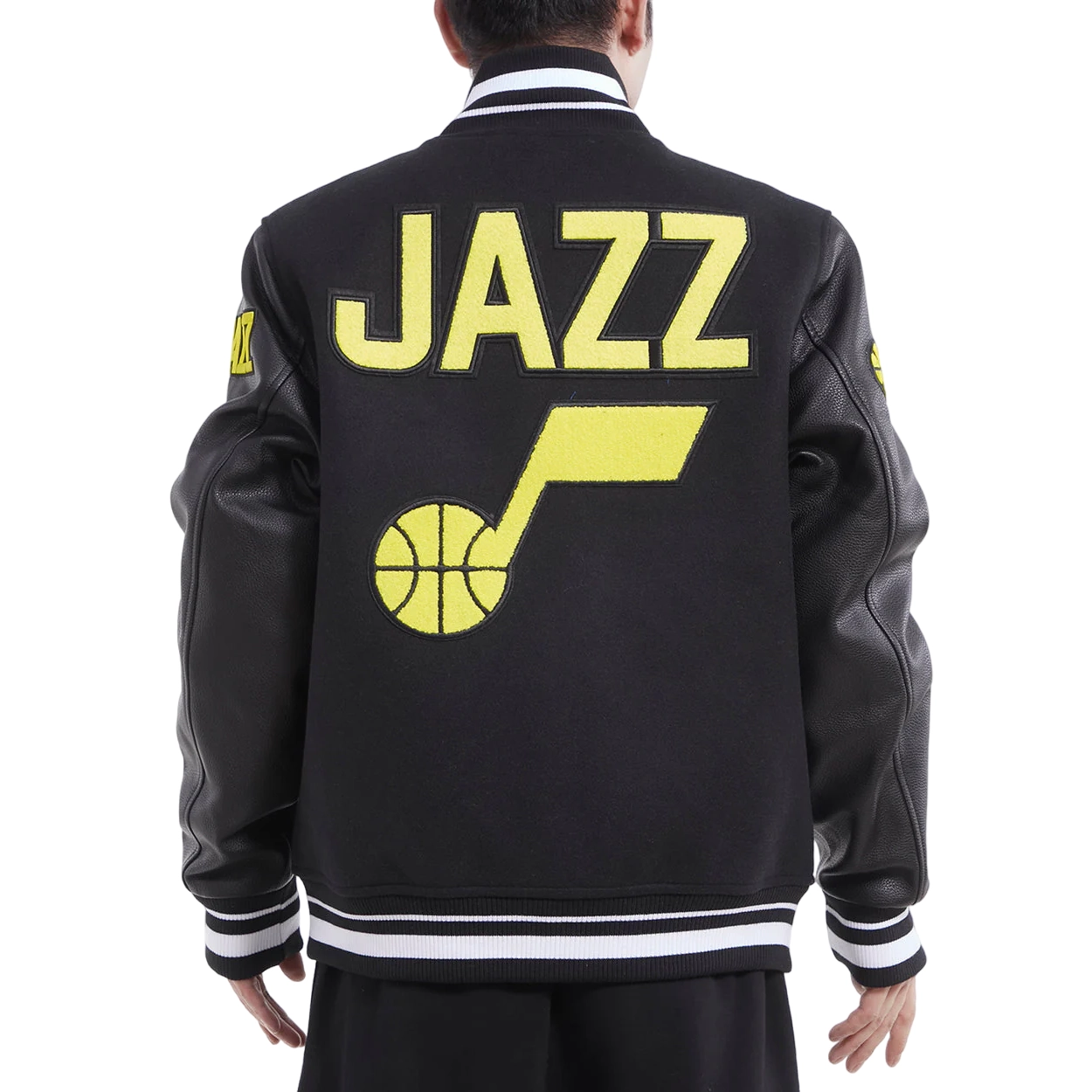 Utah-Jazz-Retro-Classic-Wool-Leather-Varsity-Jacket-Black-4