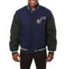 Utah-Jazz-Two-Tone-Wool-Varsity-Jacket-Navy-Green