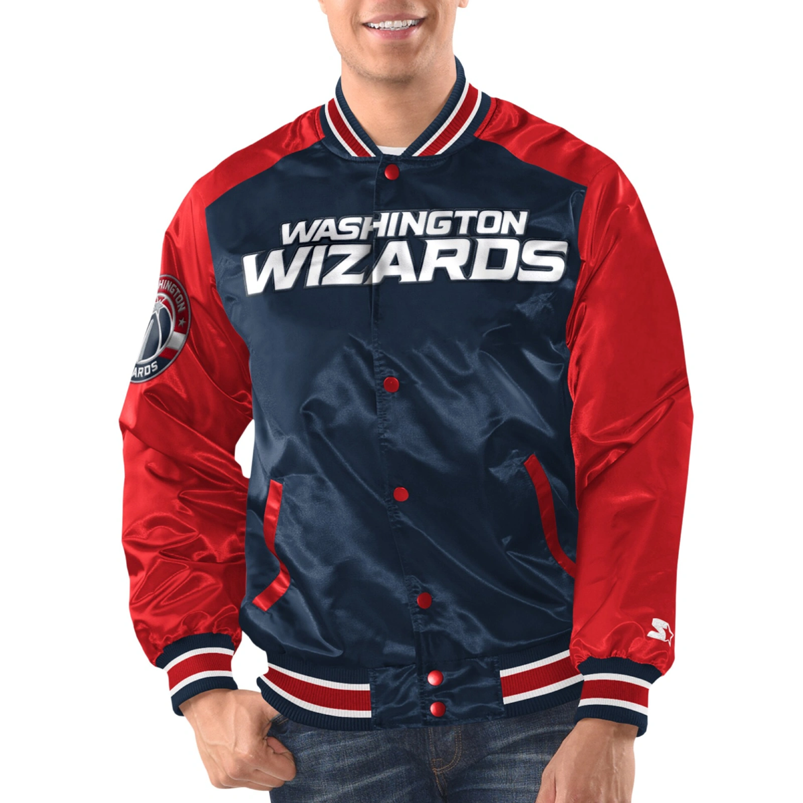 Washington-Wizards-Renegade-Satin-Varsity-Jacket-Navy-Red-1