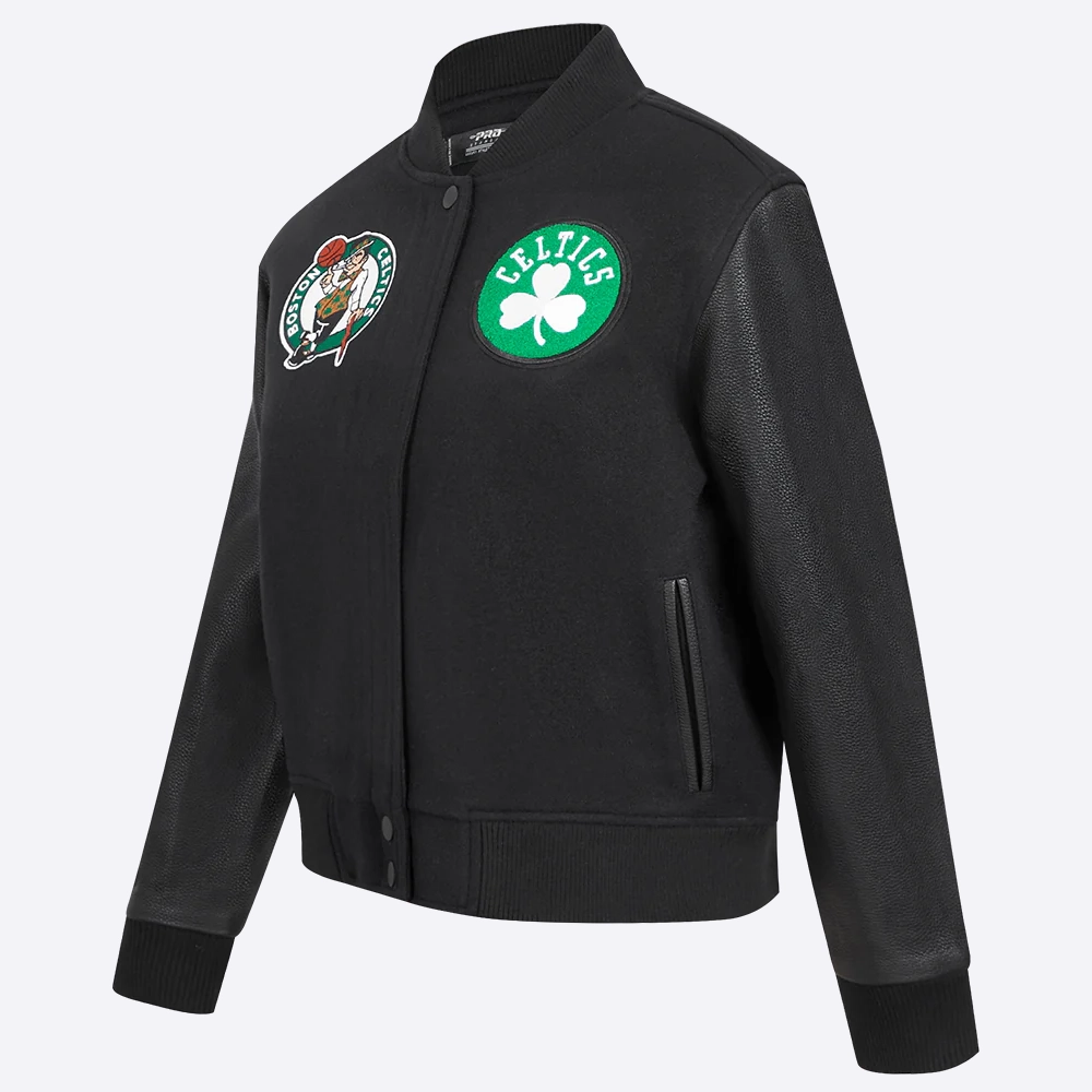 Womens-Boston-Celtics-Classic-Black-Wool-Leather-Varsity-Jacket-1
