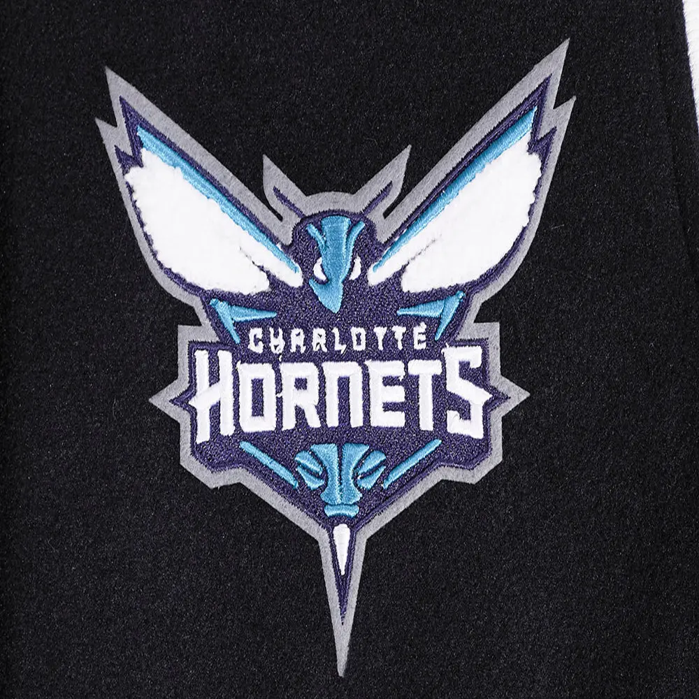 Womens-Charlotte-Hornets-Pro-Standard-Script-Tail-Wool-And-Leather-Varsity-Jacket-6