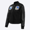 Womens-Golden-State-Warriors-Pro-Standard-Classic-Black-Varsity-Jacket-1