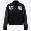 Womens-Golden-State-Warriors-Pro-Standard-Classic-Black-Varsity-Jacket-2