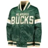 Youth-Milwaukee-Bucks-Starter-Hunter-Home-Game-Green-Satin-Varsity-Jacket-1